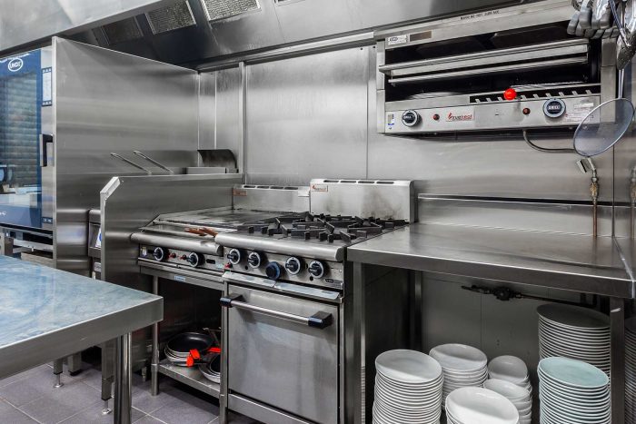 Completed commercial kitchen fitout in Sydney