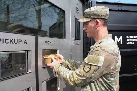 Military catering kitchen built for high-volume food distribution