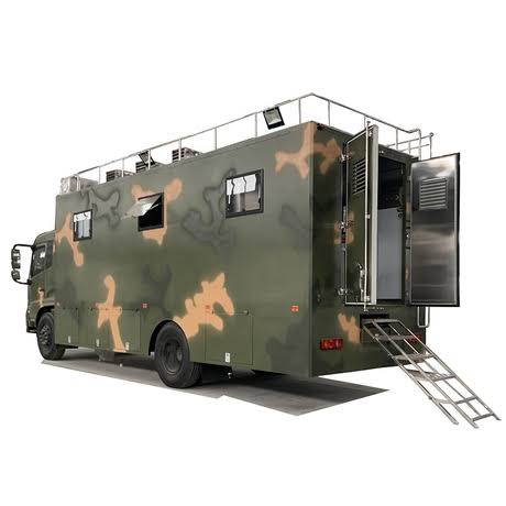 Military kitchen truck for field and base catering