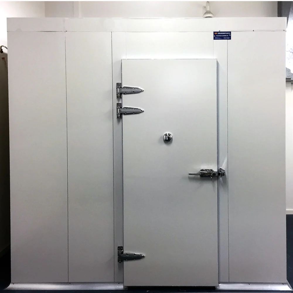 Modular DIY cool room kit assembled from insulated panels